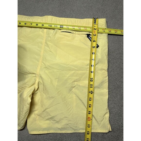 Rare Vintage POLO SPORT Ralph Lauren Logo Yellow Swimming Shorts Trunks 90s Sz M - Picture 10 of 10